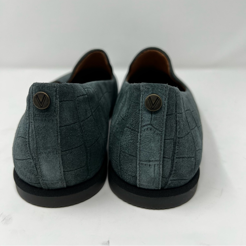 Vionic Textured Blue Loafers - Picture 6 of 10